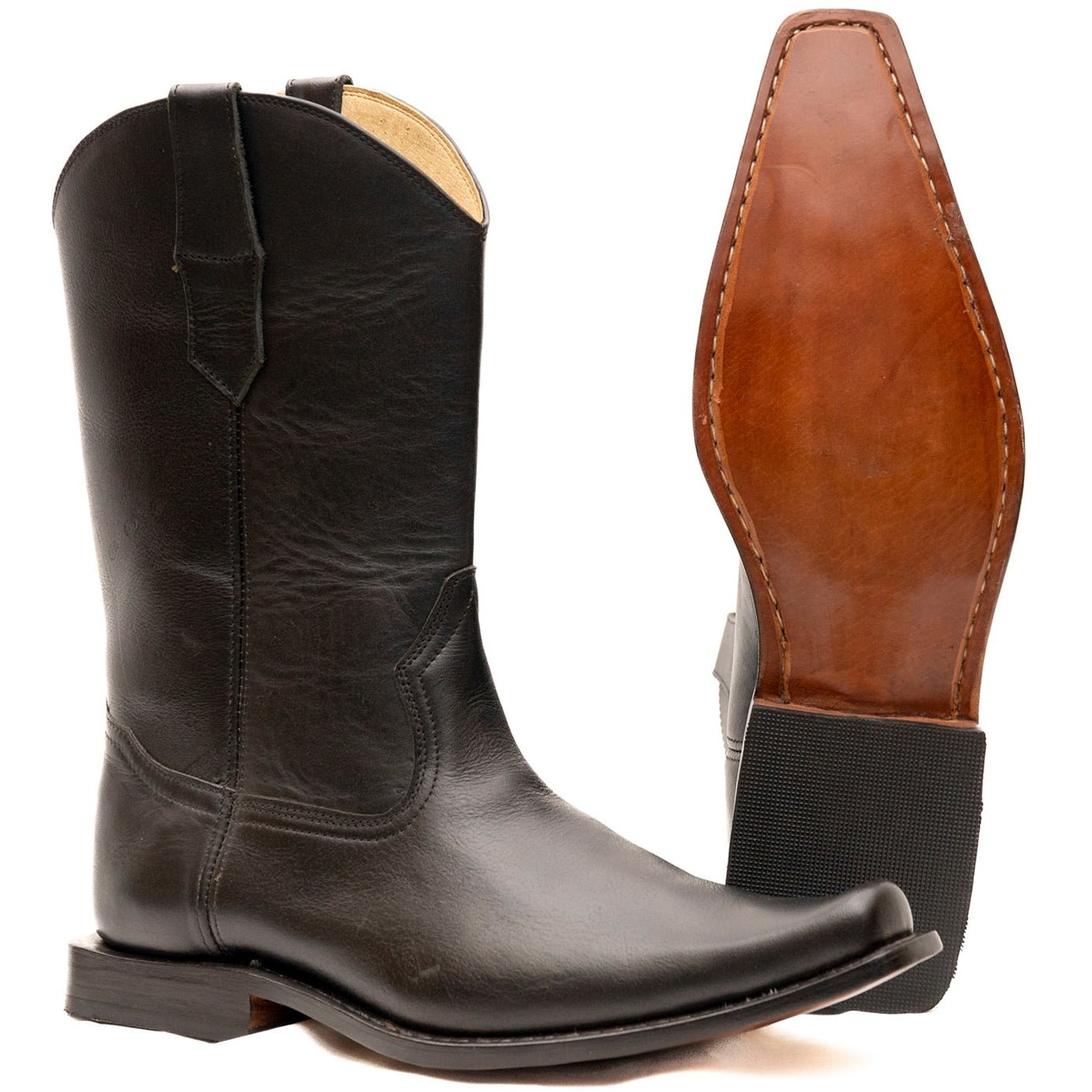 Chain Stitched Cowboy Boots – Classic Western Footwear