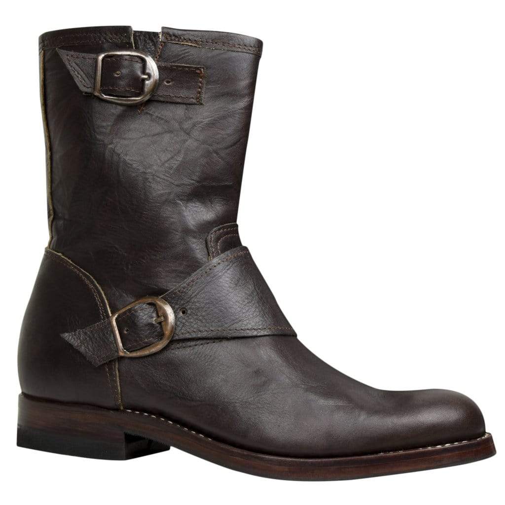 Leather custom biker boots for streetwear fashion