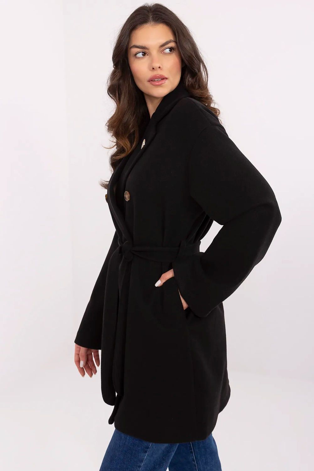 Selvarinne Double-Breasted Short Coat