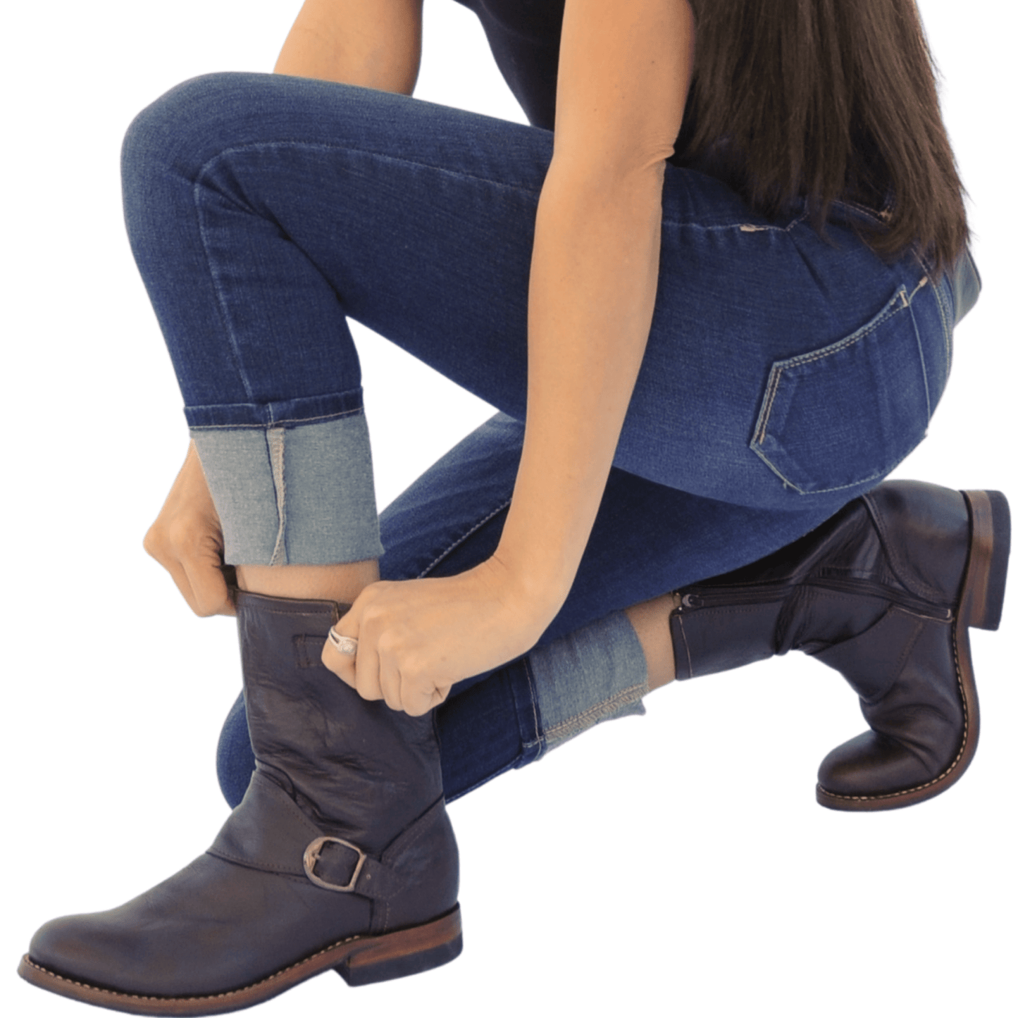 Women’s Leather Biker Boots – Stylish & Durable Footwear