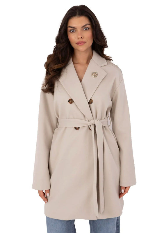Selvarinne Double-Breasted Short Coat